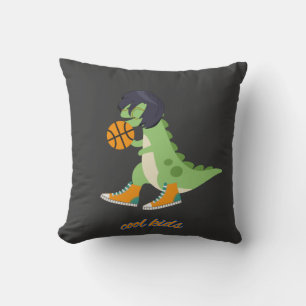 Almofada Travesseiro decorativo de Dinossauro legal para Ba