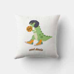 Almofada Travesseiro decorativo de Dinossauro legal para Ba