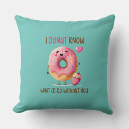 Almofada Travesseiro Decorativo de Donut Fofo Personalizado