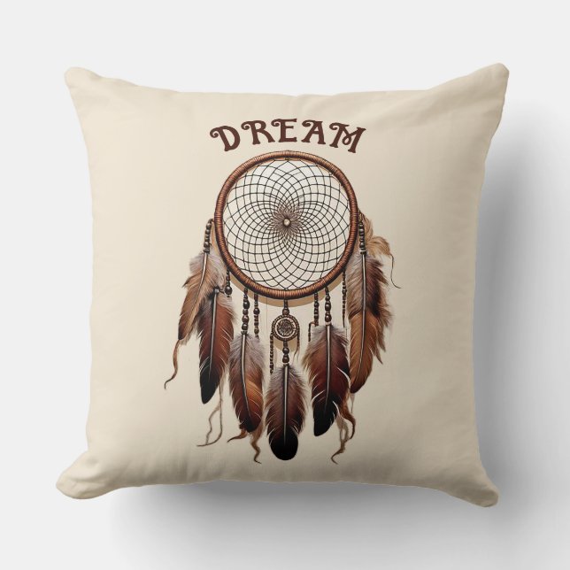 Almofada Travesseiro decorativo de Dream Catcher (Frente)