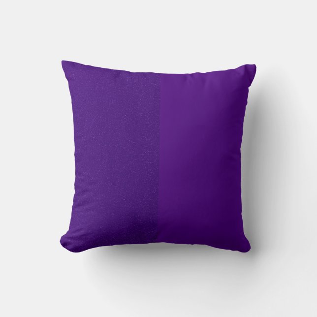 Almofada Travesseiro decorativo de Efeito Ruído Roxo de Doi (Frente)