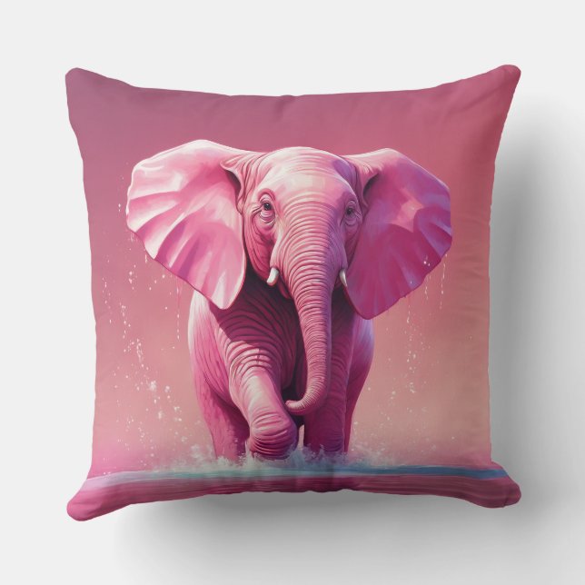 Almofada Travesseiro decorativo de elefante (Verso)