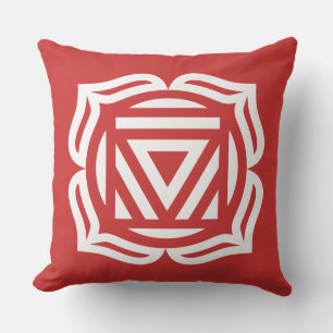 Almofada Travesseiro decorativo de Energia Root Chakra