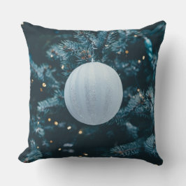 Almofada Travesseiro decorativo de Enfeites de natal branco