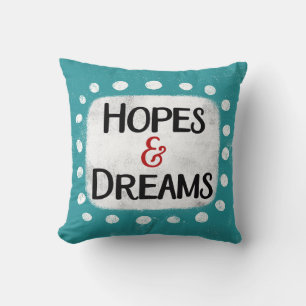Almofada Travesseiro decorativo de Esperanças e Sonhos
