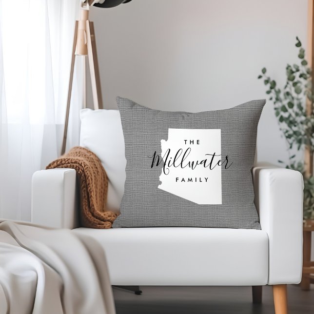 Almofada Travesseiro decorativo de Estado do Monograma da F (Criador carregado)