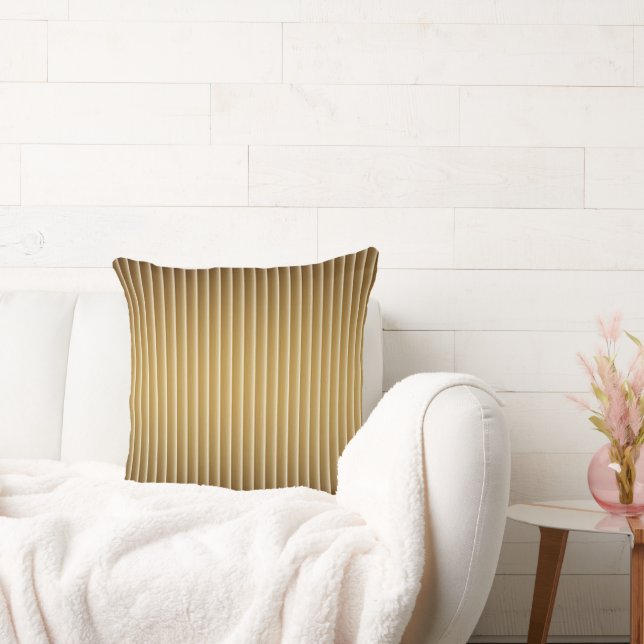 Almofada Travesseiro decorativo de faixa Dourada fina (Sofá)