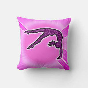 Almofada Travesseiro decorativo de Faux Sparkle Faux Gymnas