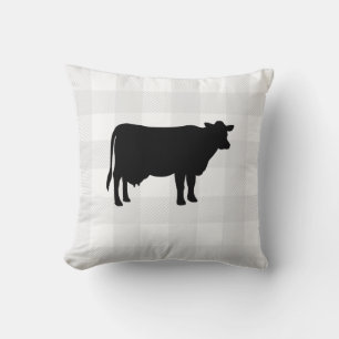 Almofada Travesseiro decorativo de fazendeiros de vacas de 