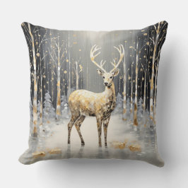 Almofada Travesseiro decorativo de Férias de Reindeer de Na