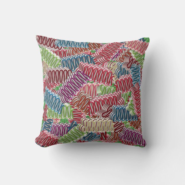 Almofada Travesseiro decorativo de Fita de Natal (Frente)