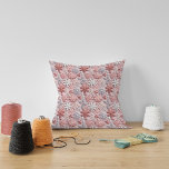 Almofada Travesseiro decorativo de Floco de Neve de Prata R<br><div class="desc">Travesseiro decorativo de floco de neve de prata rosa-inverno. Itens correspondentes disponíveis.</div>