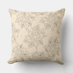 Almofada Travesseiro decorativo de Flor Moderno C