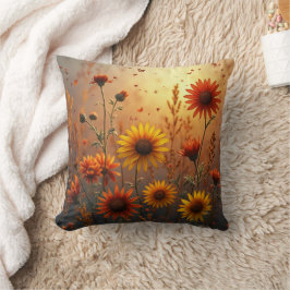 Almofada Travesseiro decorativo de Flores de Cobra