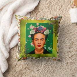 Almofada Travesseiro decorativo de Flores Frida