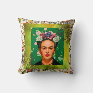 Almofada Travesseiro decorativo de Flores Frida