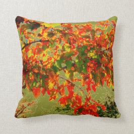 Almofada travesseiro decorativo de 'Fogo de outono'