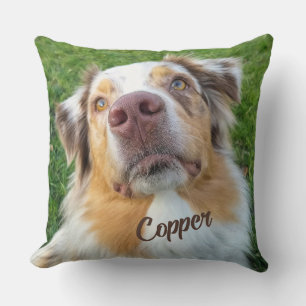 Almofada Travesseiro decorativo de Foto Pet Shepherd Austra