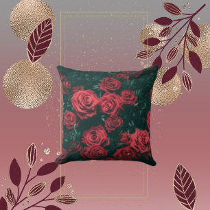 Almofada Travesseiro decorativo de Fundo do Padrão Floral R
