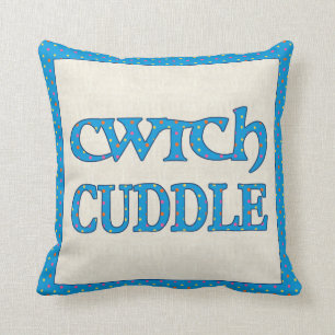 Almofada Travesseiro decorativo de Galês Cwtch, coxim,