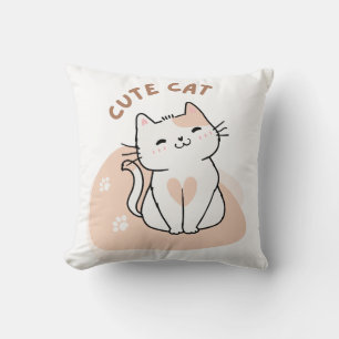 Almofada Travesseiro decorativo De Gato Gato Gato - Cu Deco