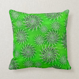 Almofada Travesseiro decorativo de giro verde do teste