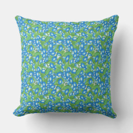 Almofada Travesseiro decorativo de Glória Nostalgal Blue Mo