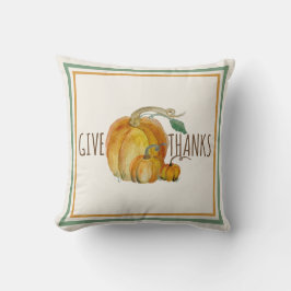 Almofada Travesseiro Decorativo: Dê Graças Abundância de Ab