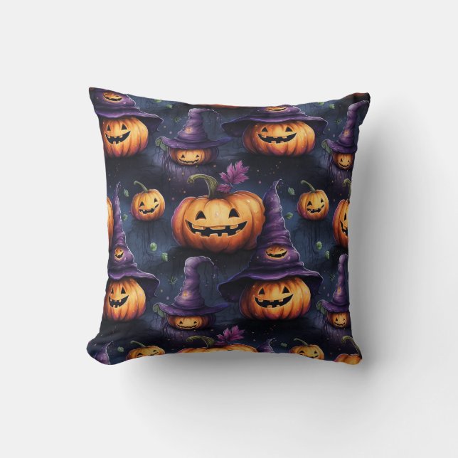 Almofada Travesseiro decorativo de Halloween de Magic Hats (Frente)
