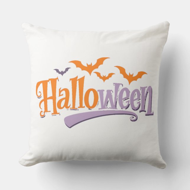 Almofada Travesseiro decorativo de Halloween Haunt: Novo mo (Frente)