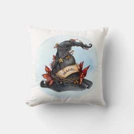 Almofada Travesseiro decorativo de Halloween Magic Witts Ha