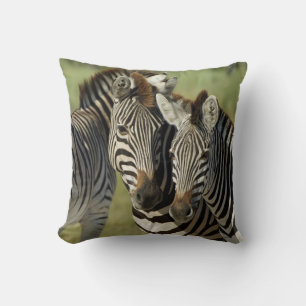 ALMOFADA TRAVESSEIRO DECORATIVO DE IMAGEM DUPLA ZEBRA