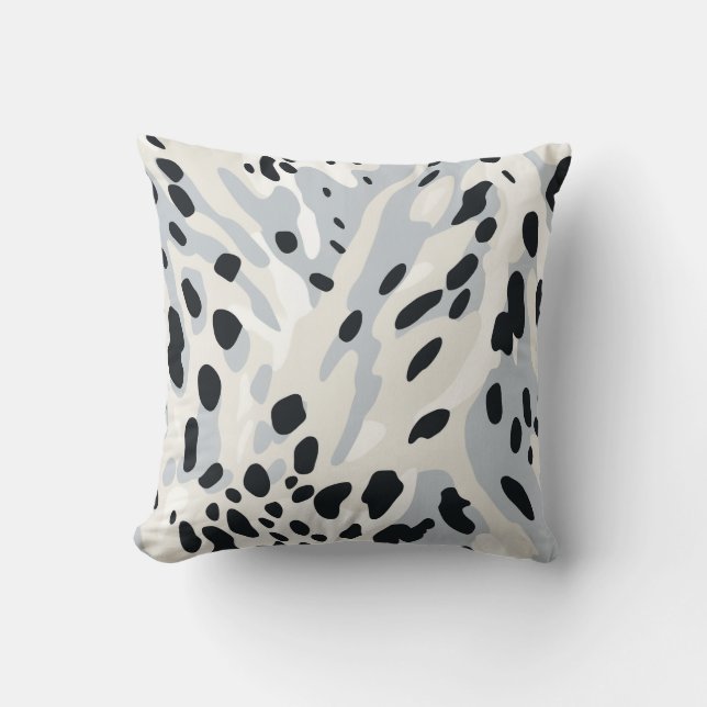 Almofada Travesseiro decorativo de Impressão Animal Dalmáti (Frente)