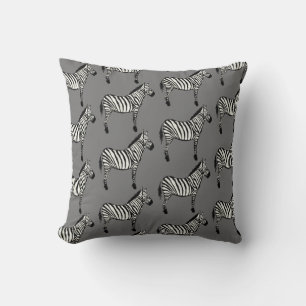 Almofada Travesseiro decorativo de Impressão Animal Zebra