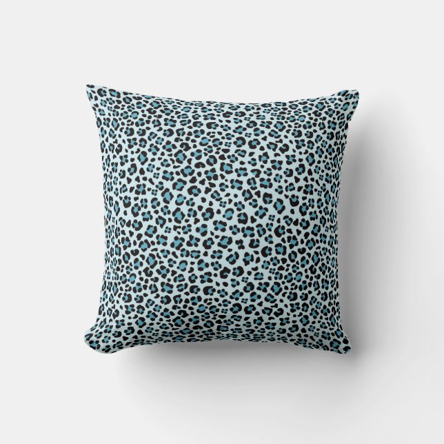 Almofada Travesseiro decorativo de Impressão de Leopardo Az (Frente)