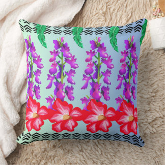 Almofada Travesseiro decorativo de impressão Floral, almofa