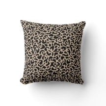 Travesseiro decorativo de Impressão Leopardo