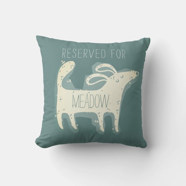 Almofada Travesseiro decorativo de impressão monocromática  (Frente)