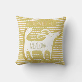 Almofada Travesseiro decorativo de impressão monocromática