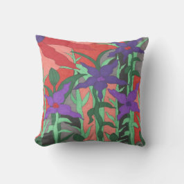 Almofada Travesseiro decorativo de Jardim Floral