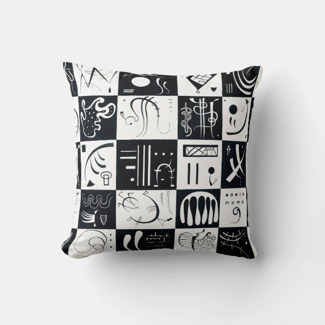 Almofada Travesseiro decorativo de Kandinsky trinta (Frente)