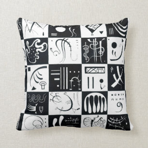 Almofada Travesseiro decorativo de Kandinsky trinta