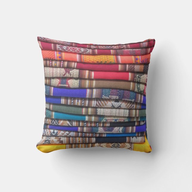 Almofada Travesseiro decorativo de lãs da alpaca (Frente)