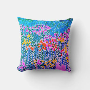 Almofada Travesseiro decorativo de lírios em qualquer luga