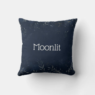 Almofada Travesseiro decorativo de Lua e Folhas Personaliza