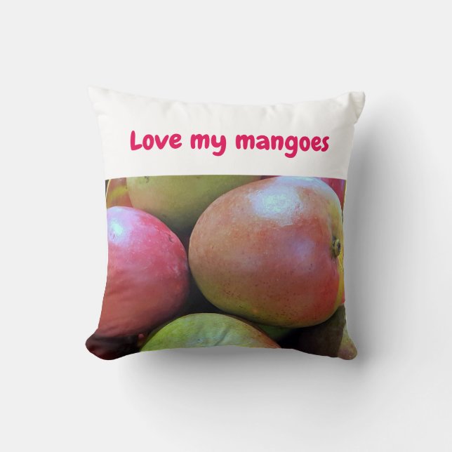 Almofada Travesseiro decorativo de mangos de amor (Frente)