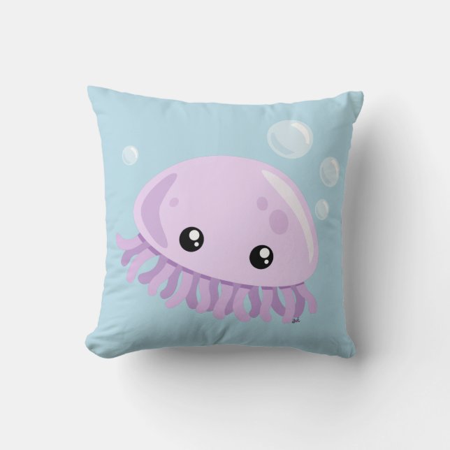 Almofada Travesseiro decorativo de medusa (Frente)