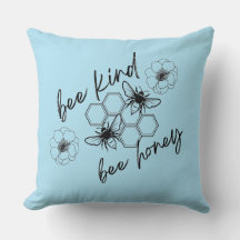 travesseiro decorativo de mel de abelhas