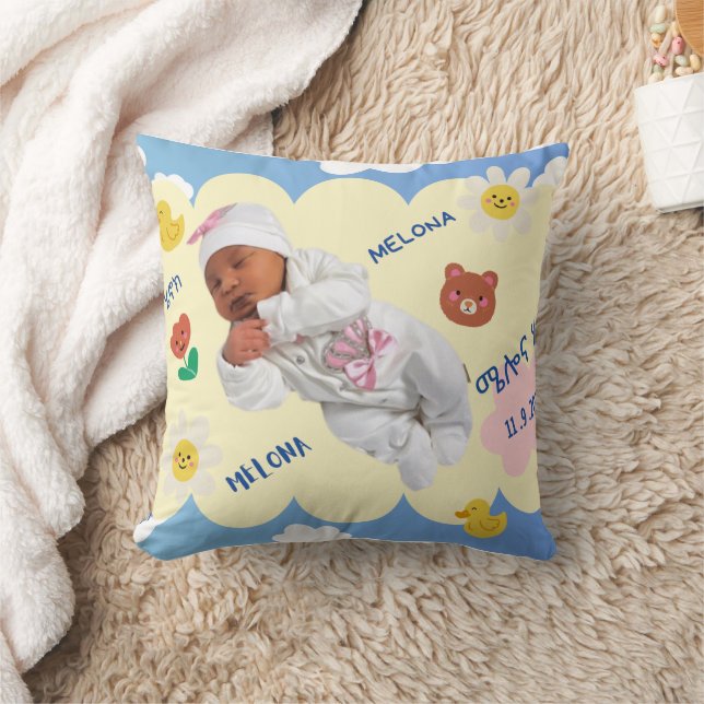 Almofada Travesseiro decorativo de Melona Henok Blue Sky (Cobertor)