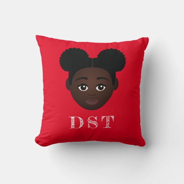 Almofada Travesseiro decorativo de Mensagens Crimson & Crea (Frente)